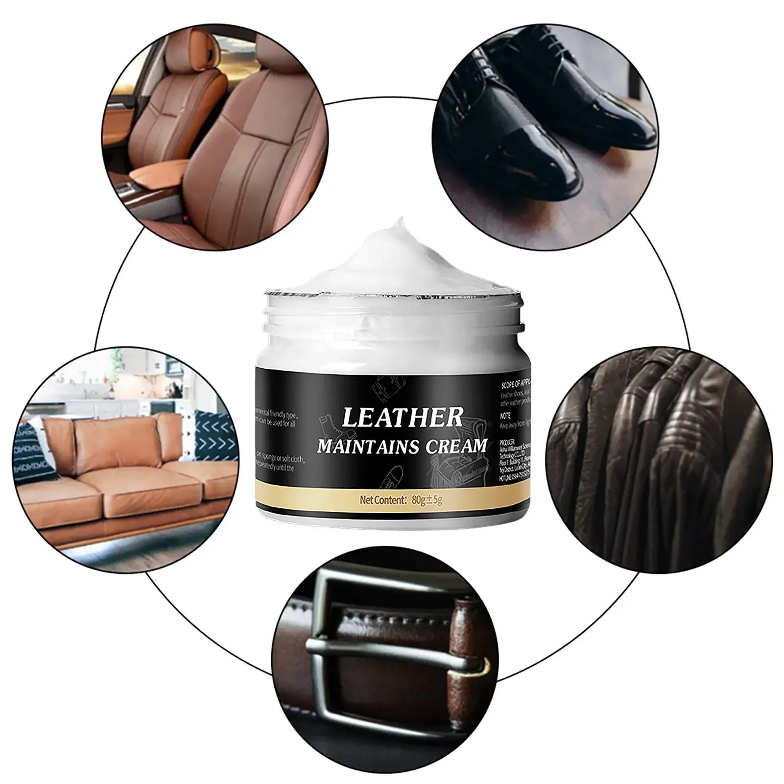 100g Leather Maint Ains Cream and Shoes Boots Bag Repair Polishing Cleaner Leather Coat Car Seats Deeply Nourishing Care