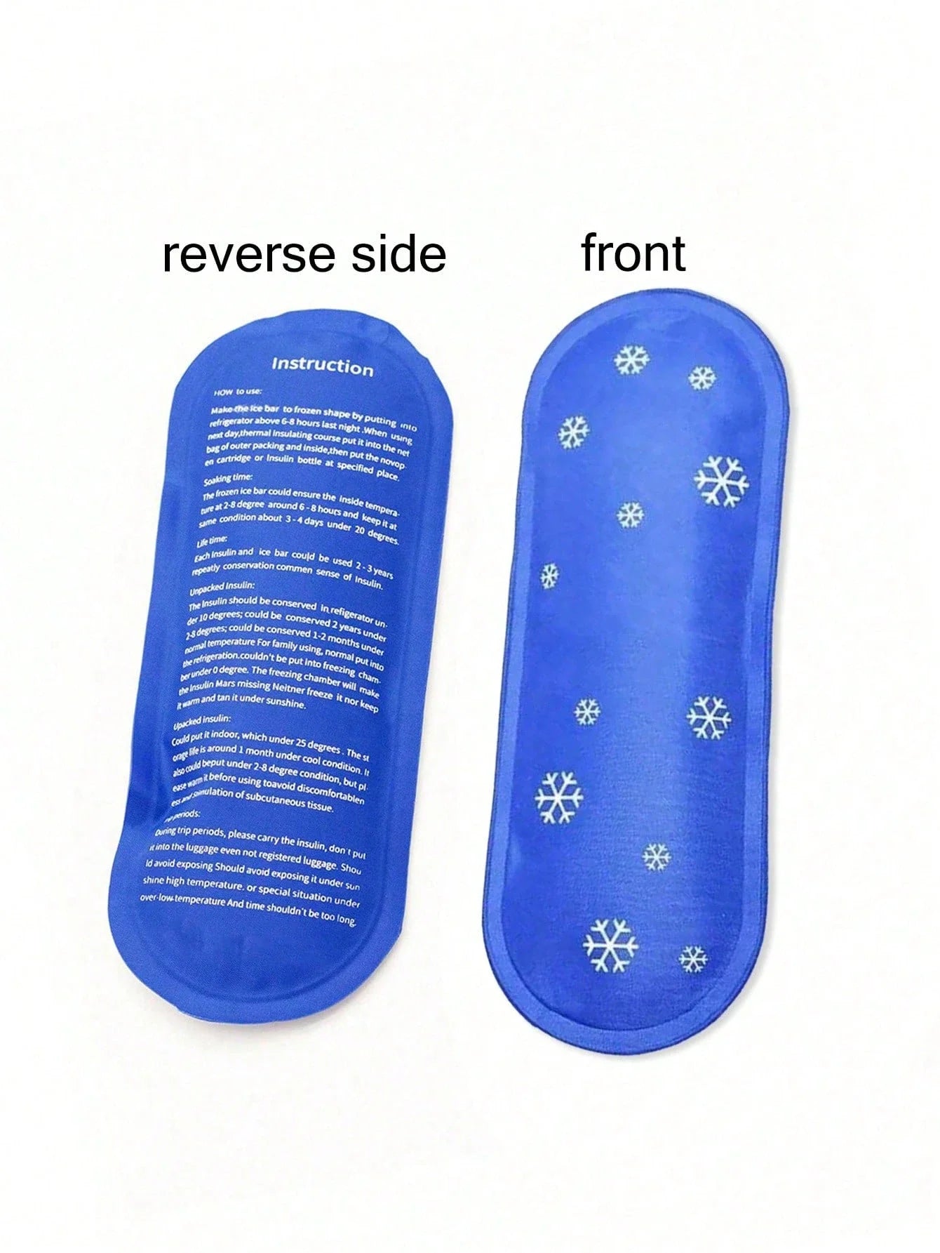 Reusable Insulin Cooling Gel Ice Pack for Travel Medical Storage