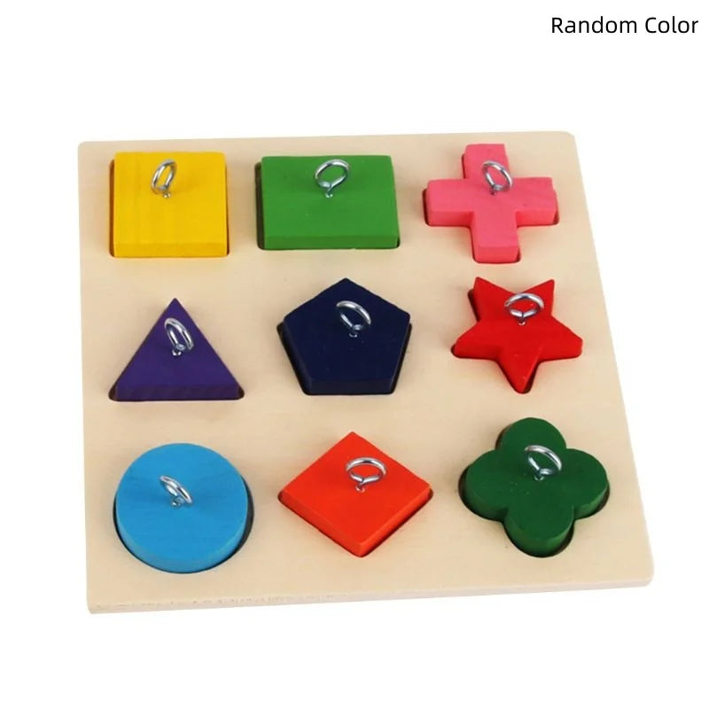Interactive Multi-Colour Wooden Educational Parrot Training Toy