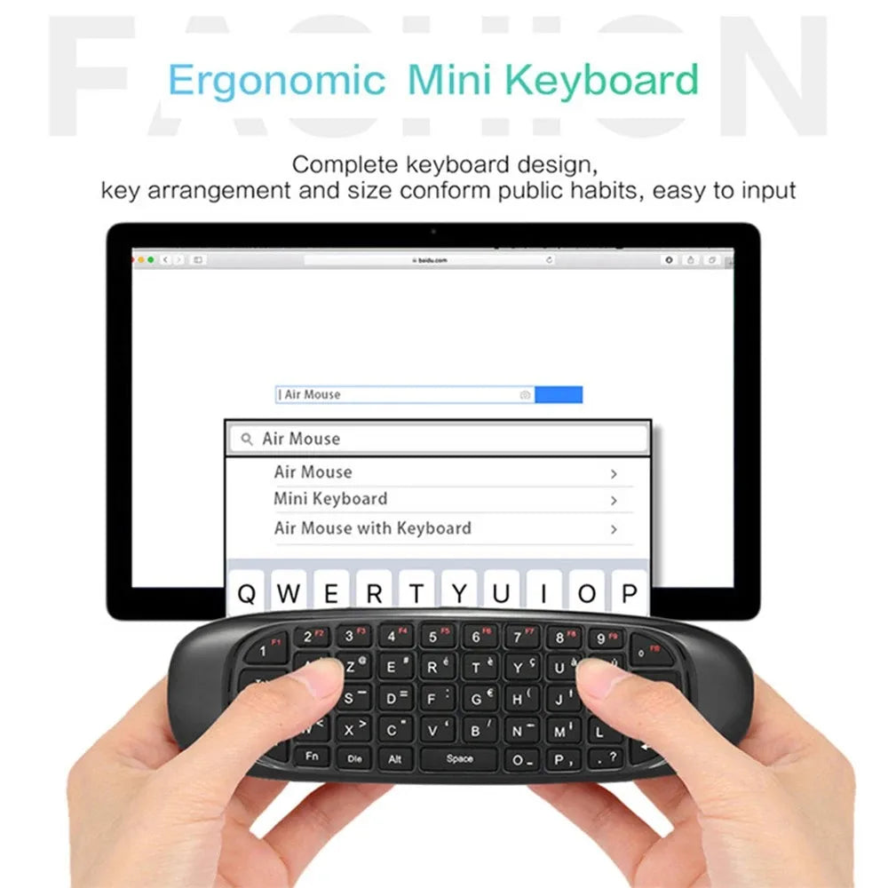 C120 Backlight Air Mouse 2.4G RF Wireless Mini Keyboard Smart Gyroscope Keyboard Remote Control For Android Smart TV Box