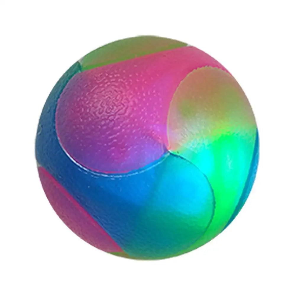 LED Glowing Elastic TPR Interactive Pet Toy Ball