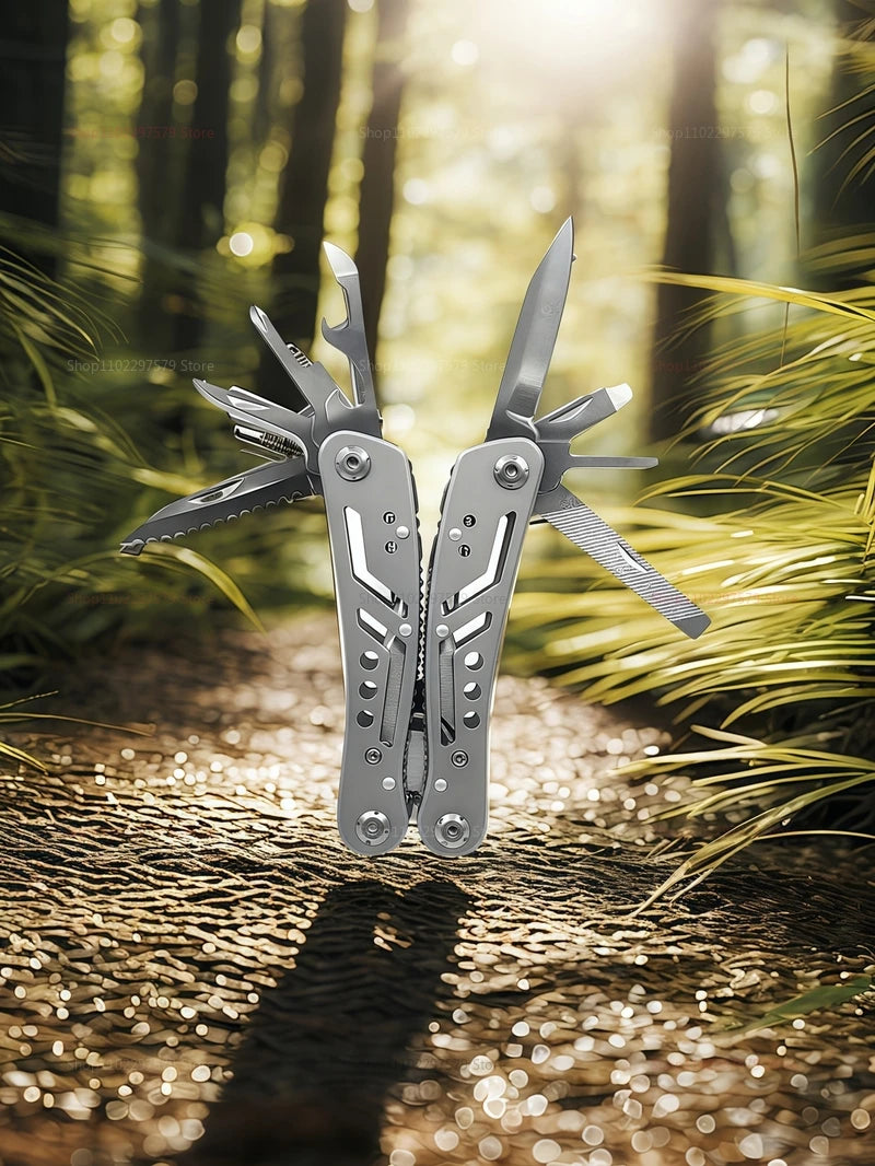 Premium 24-in-1 Stainless Steel Survival Multi-Tool Pliers Set