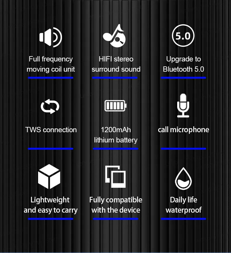 Lenovo K3 Pro 5.0 Portable Bluetooth Speaker Stereo Surround Wireless Bluetooth Speakers Music Audio Player Loudspeaker