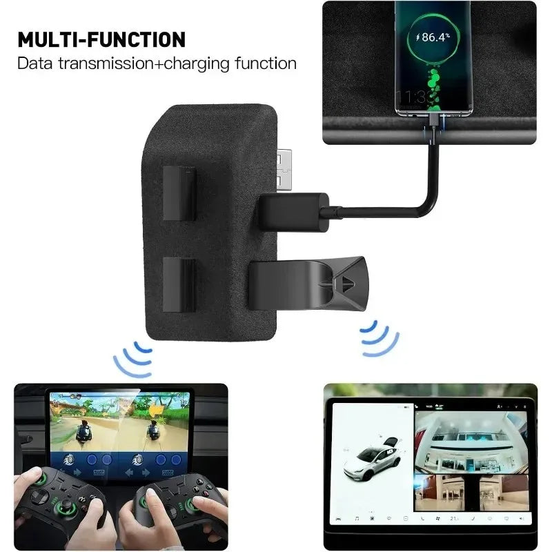 Tesla Model 3 & Model Y Juniper Glovebox Flocked USB Hub