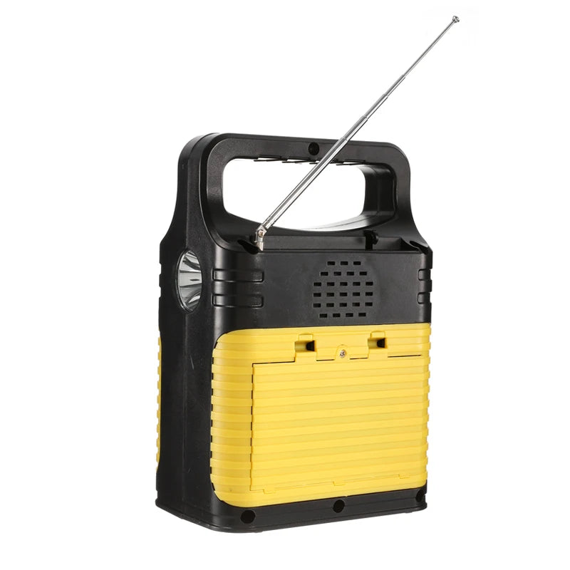 Portable Solar Generator System 3 Bulbs Radio Outdoor Solar Power Panel Camping Kit LED Emergency Lighting with Remote Control
