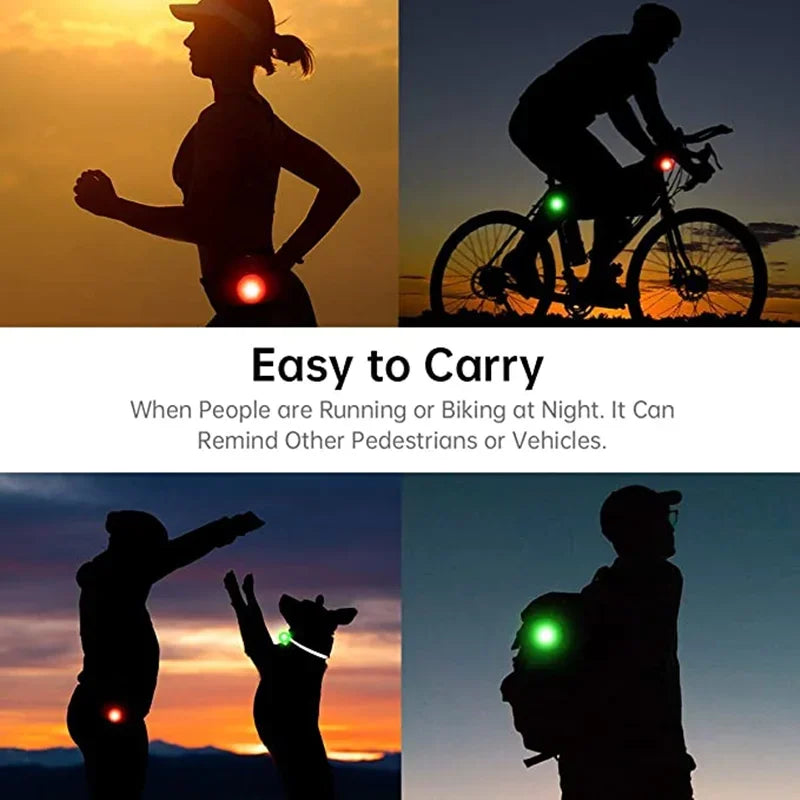 Rechargeable LED Pet Collar / Sports Pendant for Night Safety Visibility