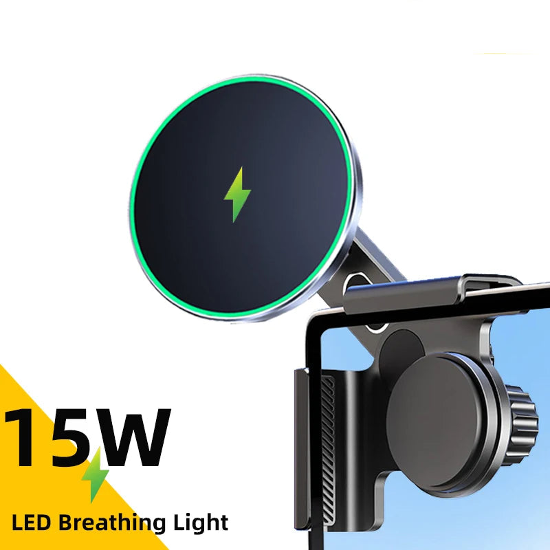 15W Magnetic Wireless Charger for Tesla and BYD