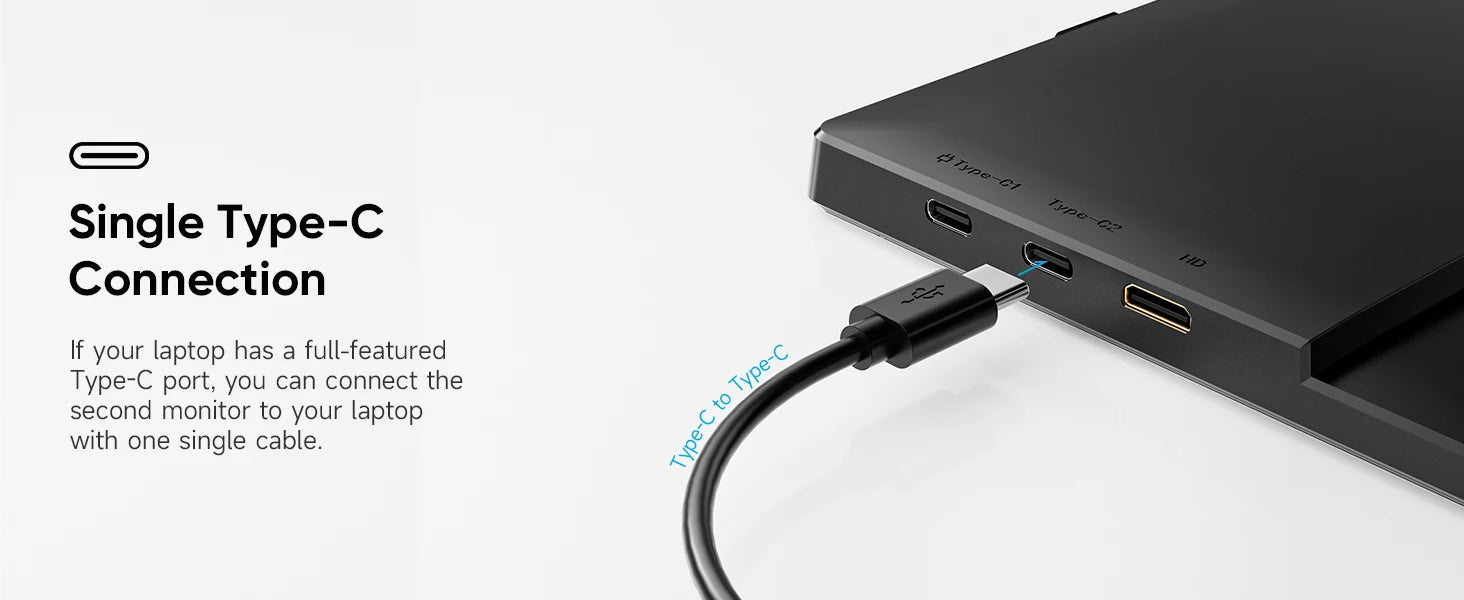Dopesplay 15.6 inch Portable monitors For Laptops FHD IPS 1080P External Screen Extender for MAC Windows Phone Games Extended
