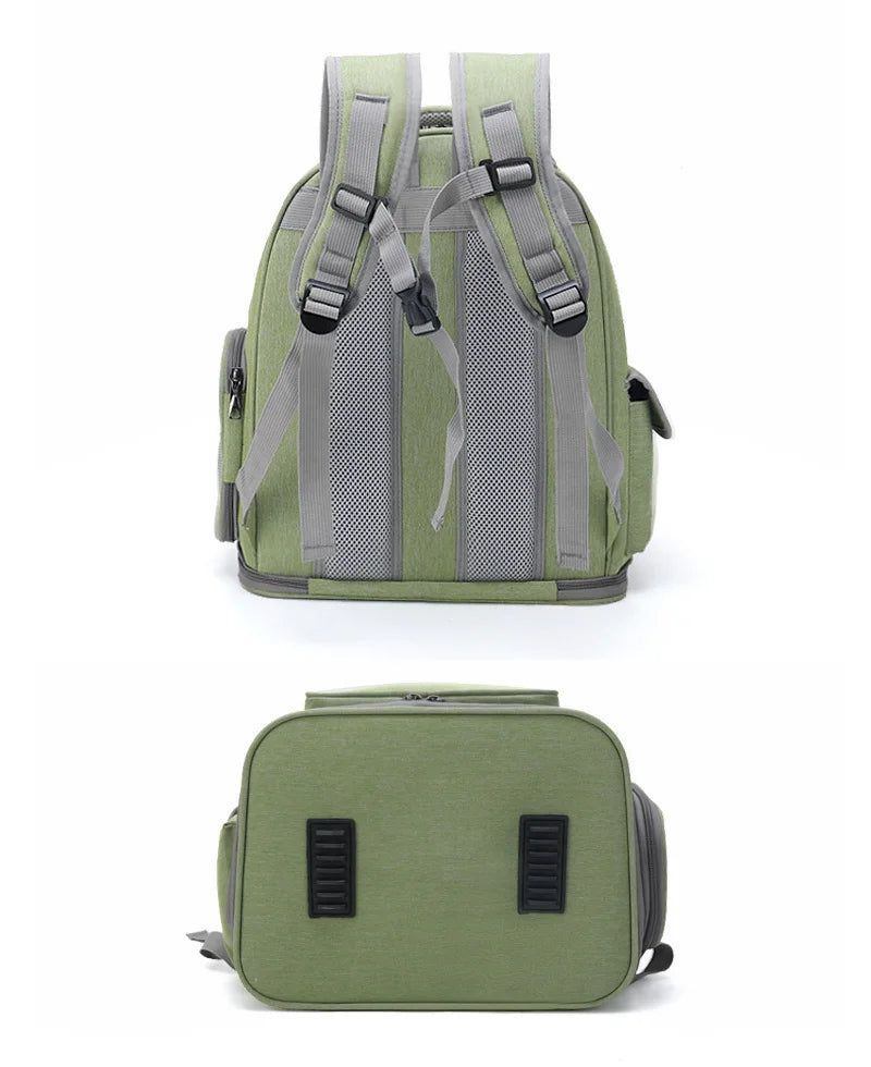 Transparent Breathable Pet Travel Backpack for Cats, Dogs & Birds