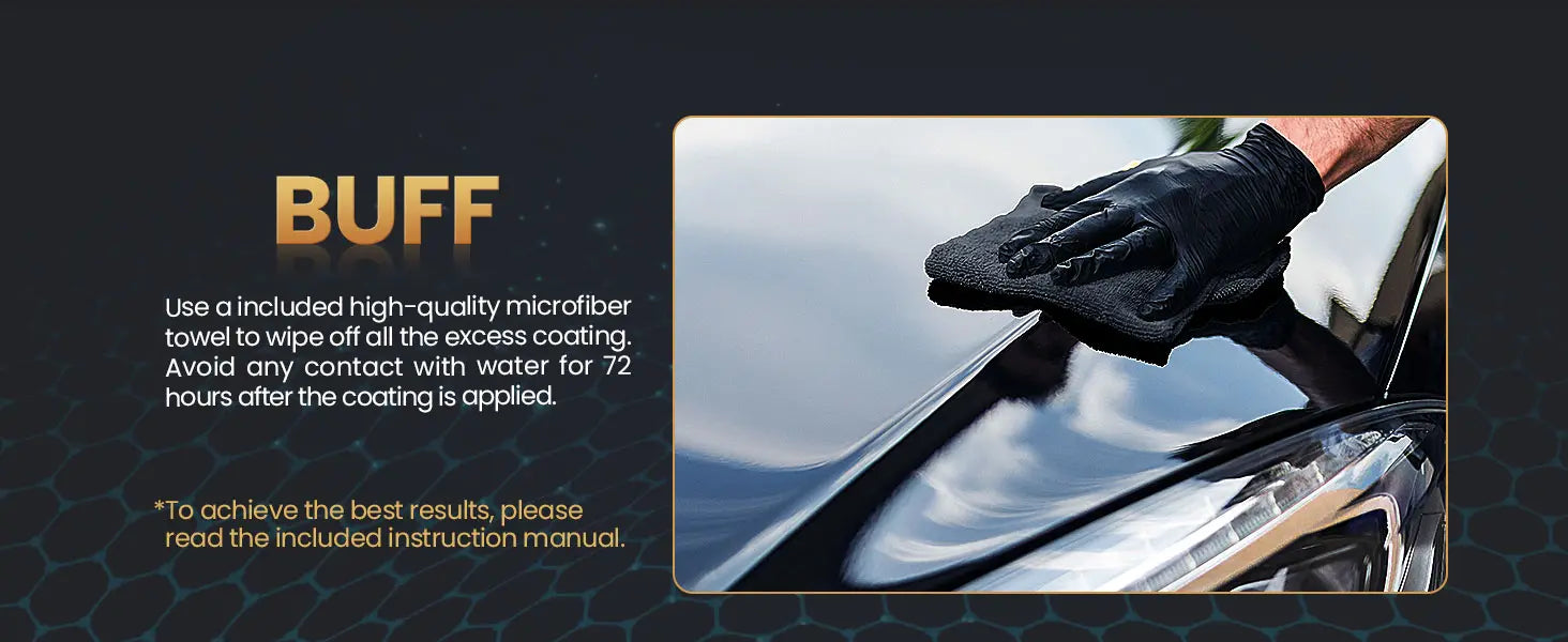 20H Advanced Nano Graphene Ceramic Coating 70ml UV Technology Extremely Hydrophobic Car Ceramic Coating Kit for Auto Detailing