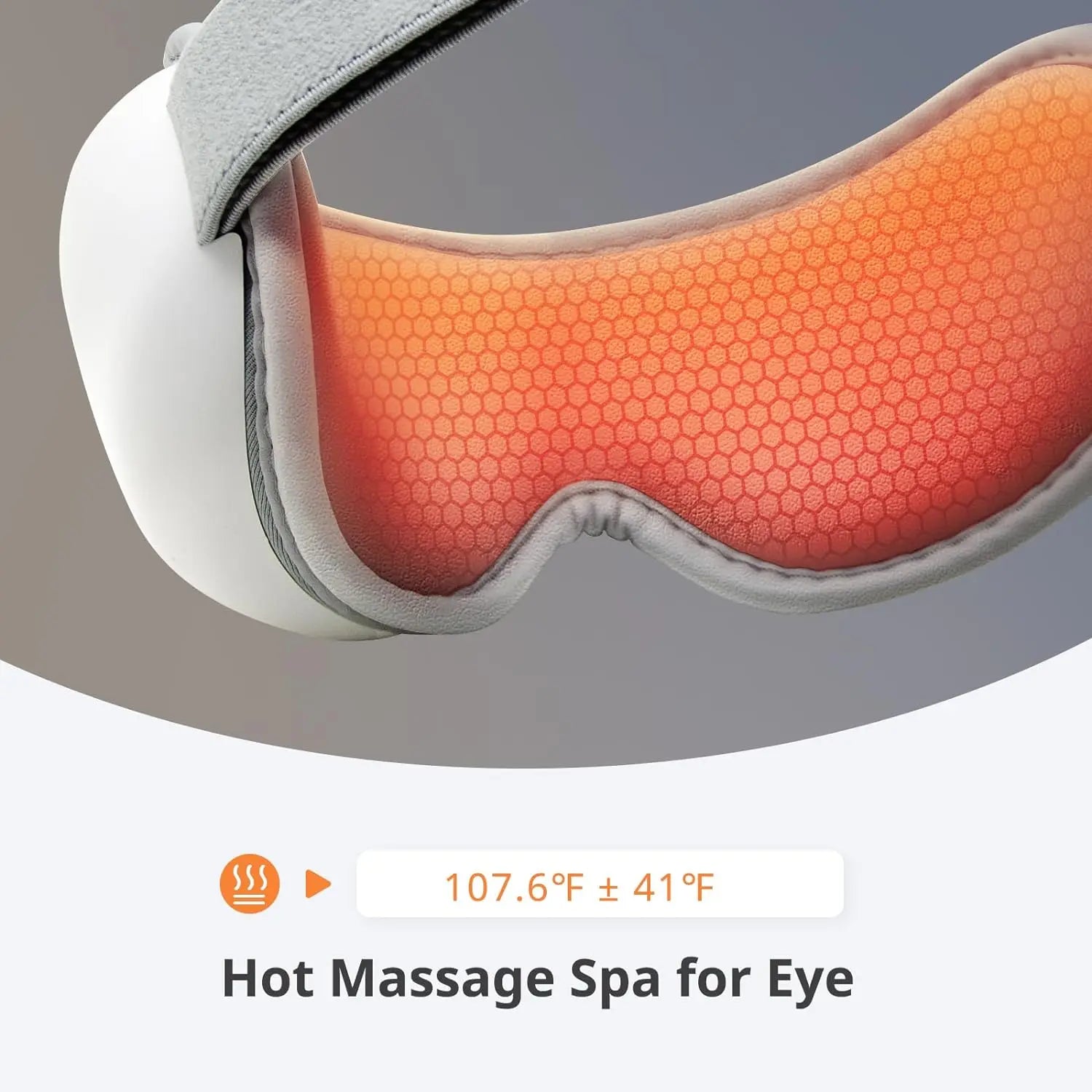 Folding Eye Massager Eye Mask with Heat and Bluetooth Music Airbag Eye Care Device Gift for Eye Strain Dry Eye Improve Sleep
