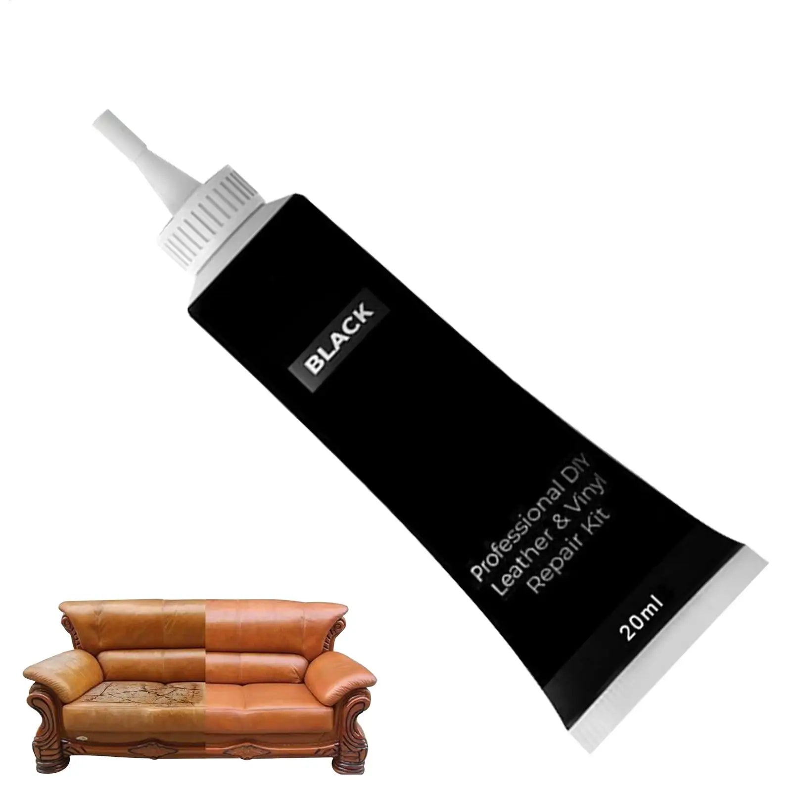 20G Leather Repair Gel Black/White/Gray Repair Home Car Seat Leather Complementary Repair Refurbishing Cream Paste Leather Care