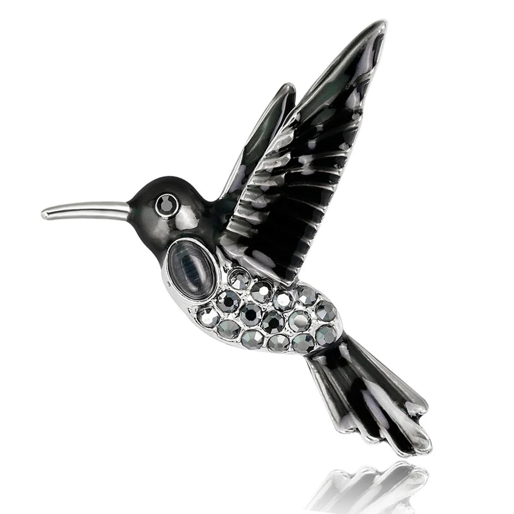Crystal Bird Animal Brooch Rhinestone Fashion Pin