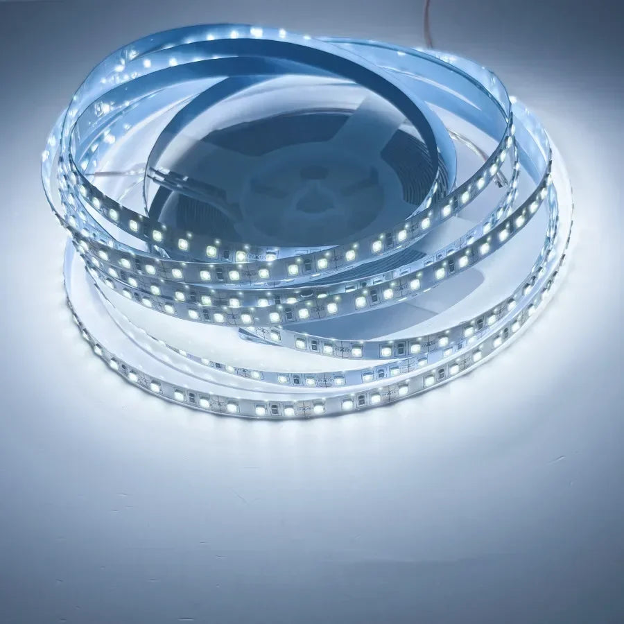 120LEDs/m DC12V 24V Home Lamp Strip 2835 LED Strip Decor Red Ice Blue Green Yellow Pink Flexible And Cuttable 2835 Soft Lamp Bar