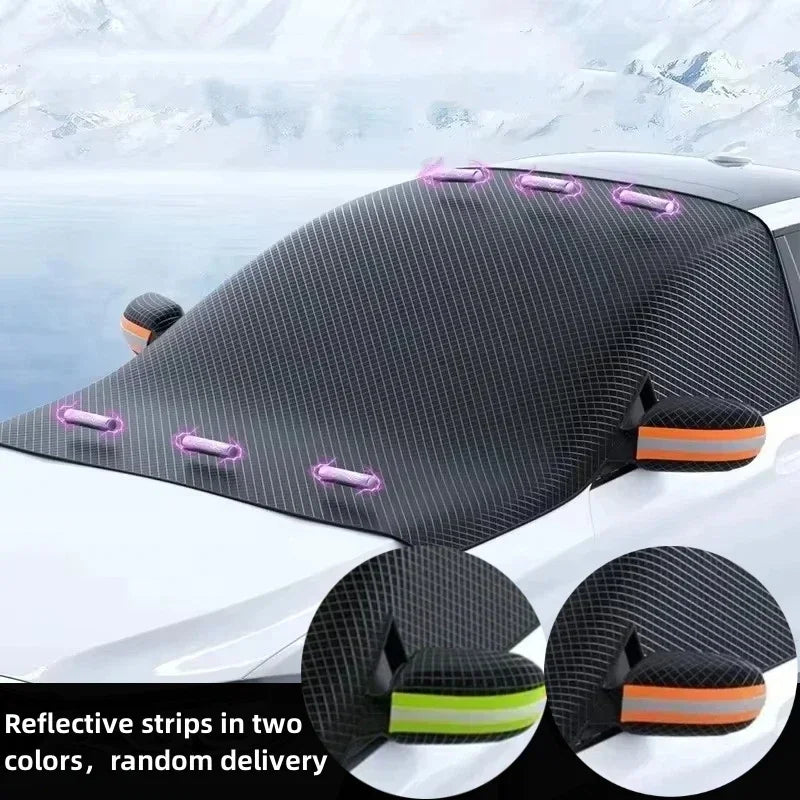 Windshield Cover Car Snow Cover Car Windshield Cover Snow Protector Ice Blocked Front Window Protector Exterior Auto Accessories