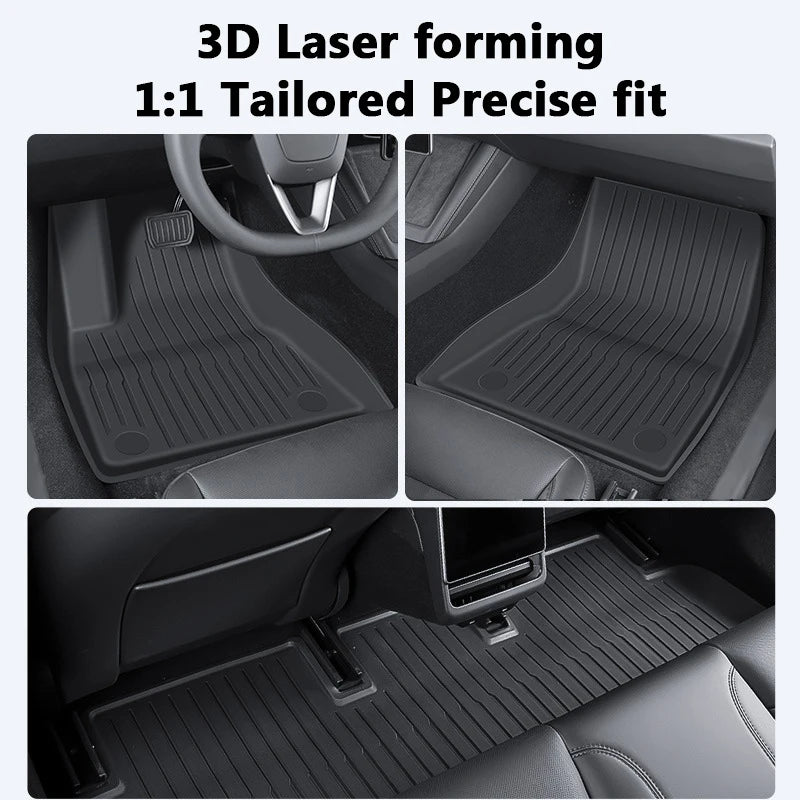 Tesla Model 3 Highland 2024 TPE Waterproof Floor Mat Set