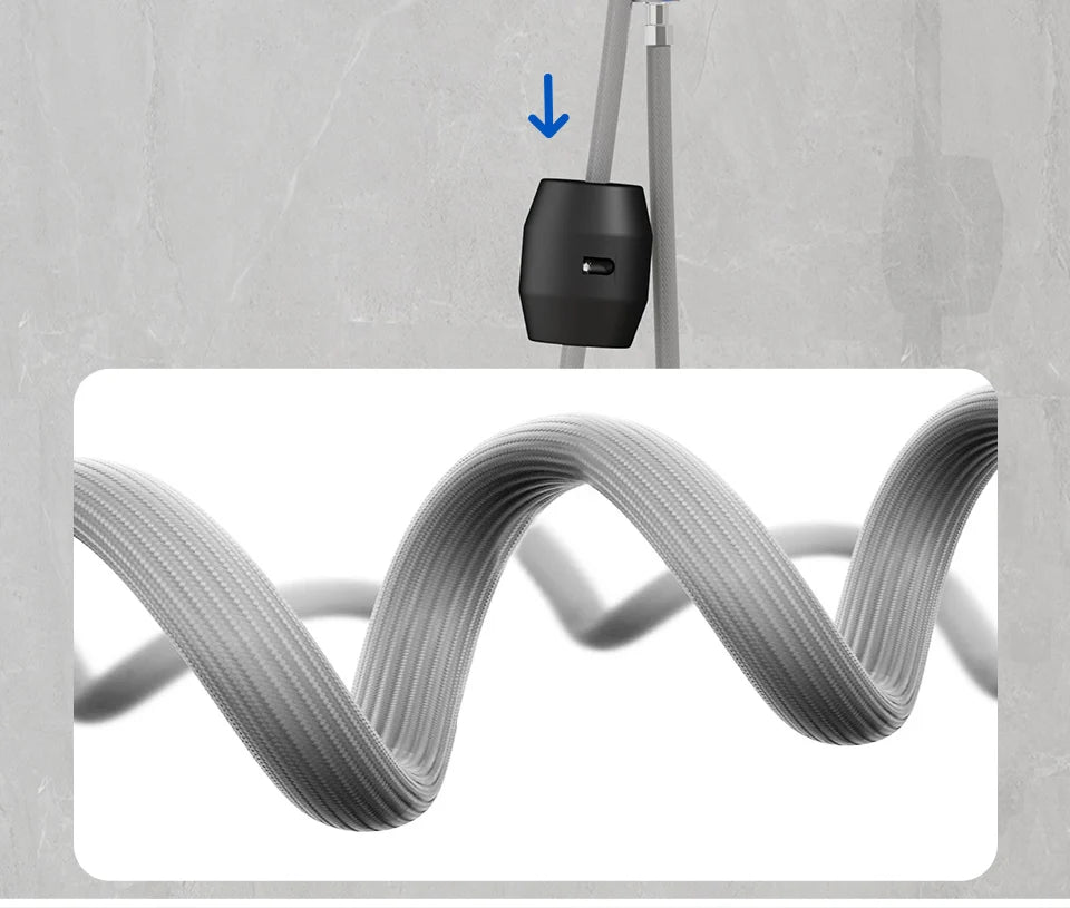 Digital Waterfall Basin Tap with LED Temperature Display
