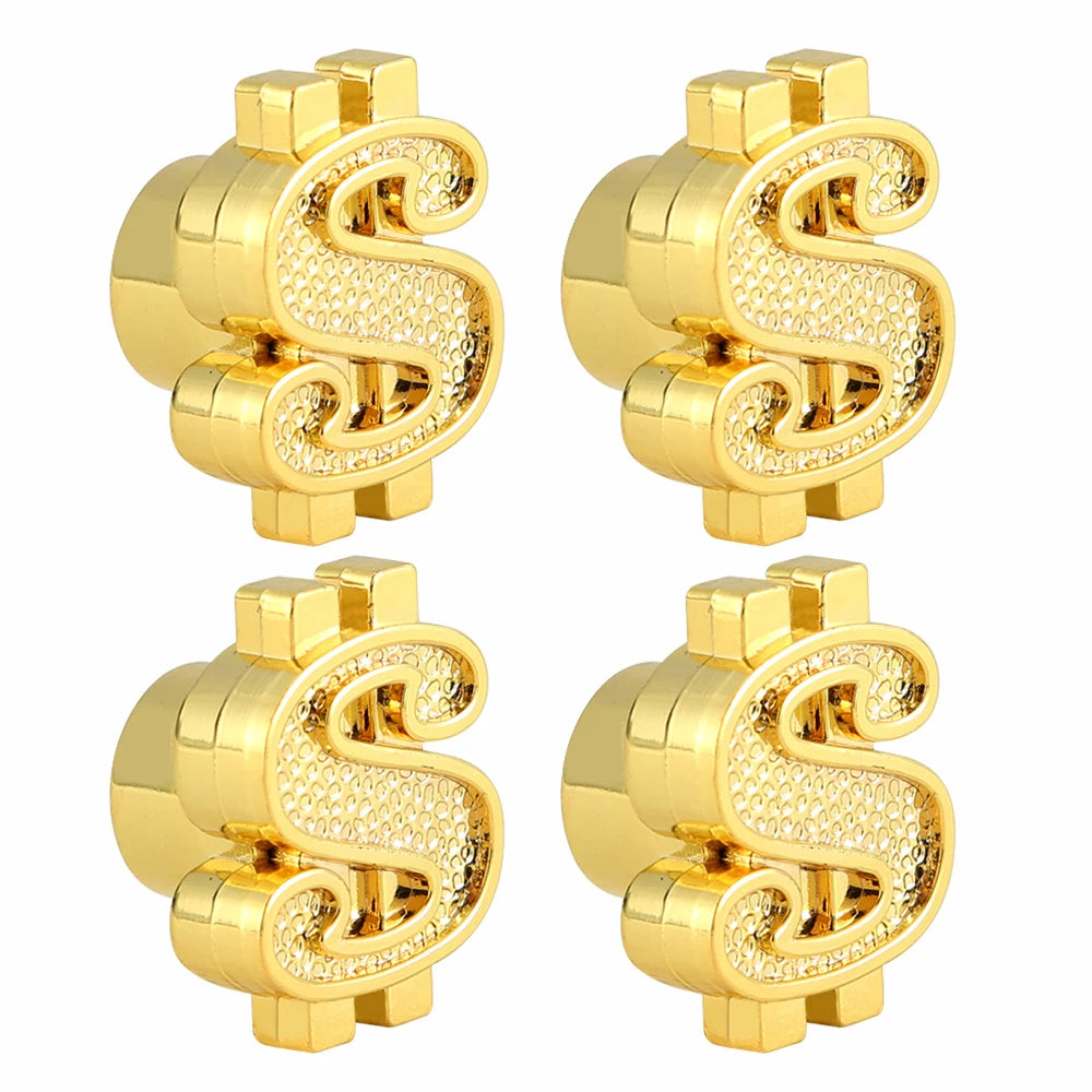 4Pcs New Universal Car Tire Valve Cap Wheel Dust Cover For Car Truck SUV Motorcycle Bike Car Styling Valve Stem Caps Accessories