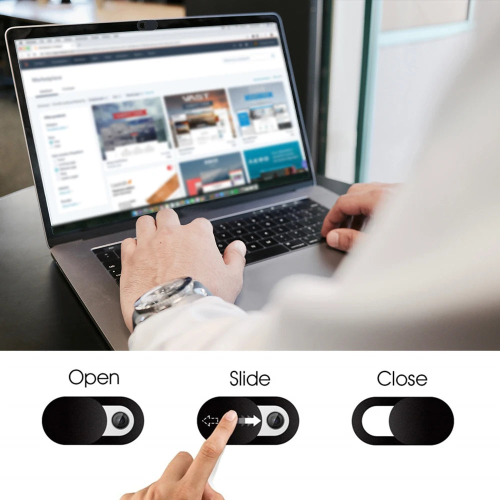 20-1PCS Webcam Camera Covers Privacy Sticker Anti-Peeping Protector Shutter Webcam Camera Lens Cover for Laptop iPad PC Macbook