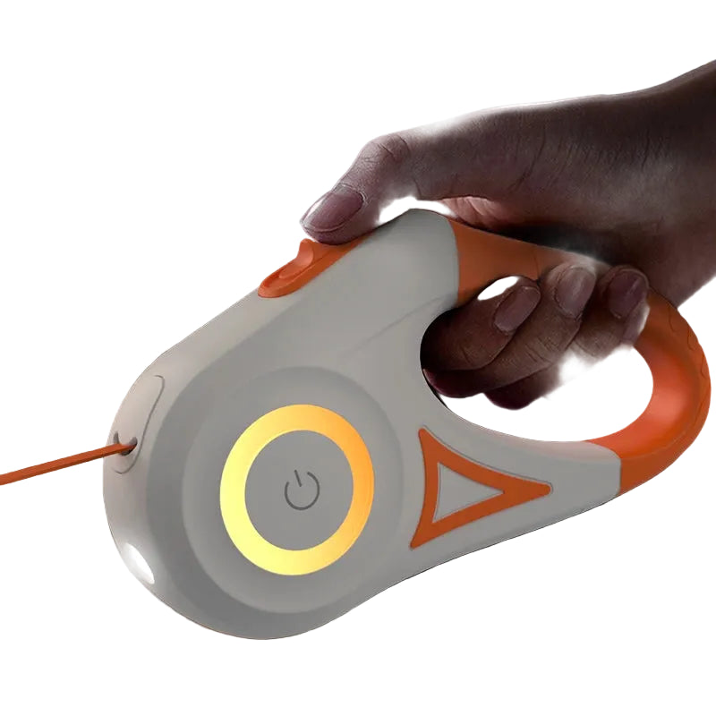 5M LED Luminous Retractable Dog Leash for Night Safety