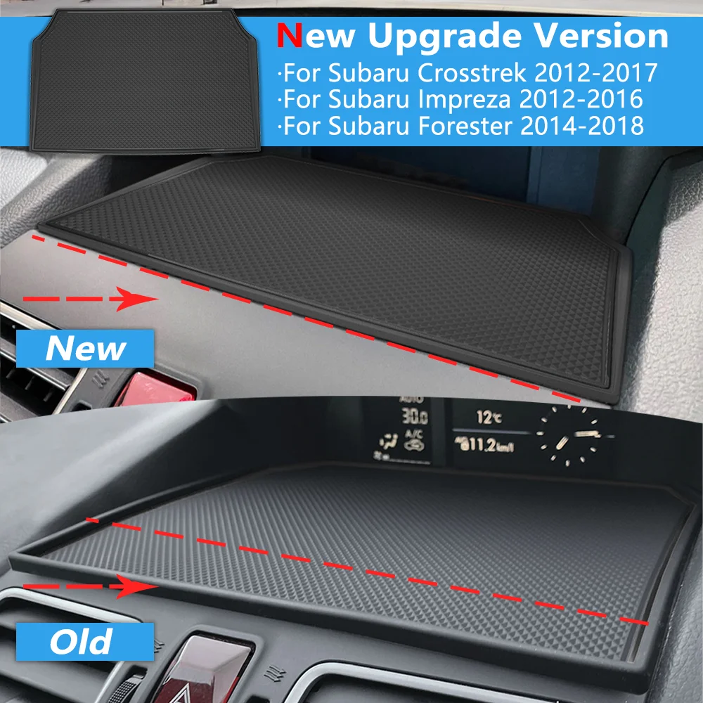 Car Central Control Dashboard Mat For Subaru Forester 2014-2018 For Subaru Crosstrek 2012-2017 For Subaru Impreza 2012-2016