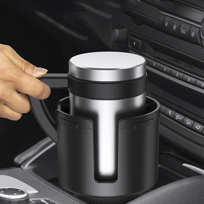 Car Cup Holder Expander Cupholder Adapter Multipurpose Auto Interior Expandable Organizer Storage Accessories With Phone Holder