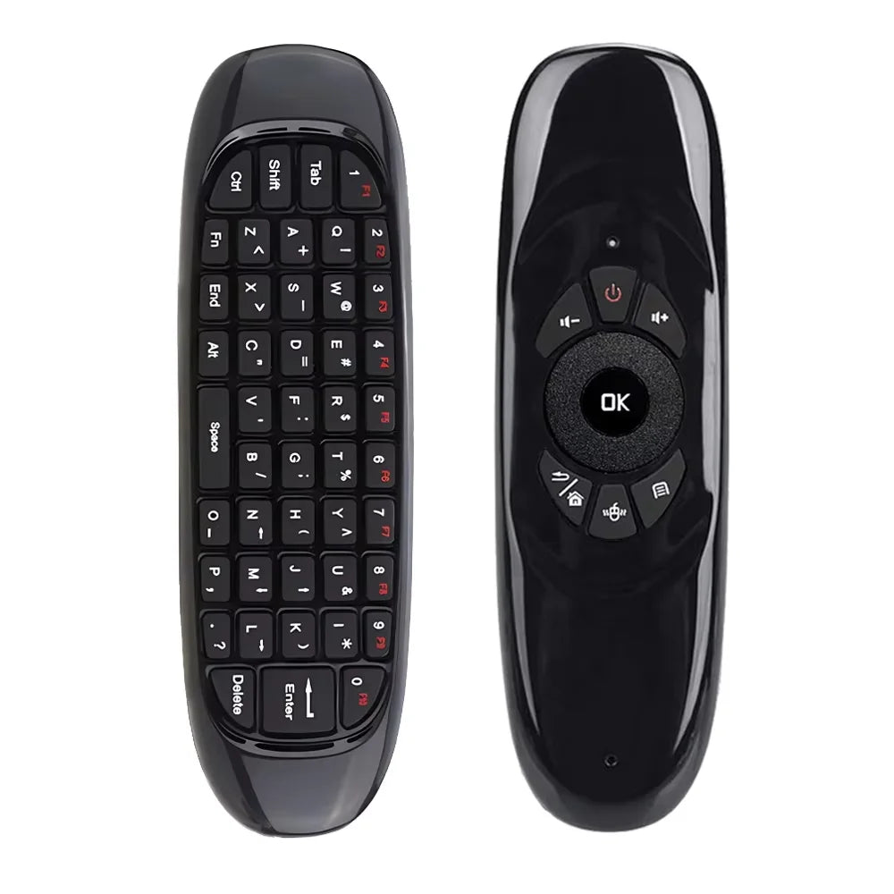 C120 Backlight Air Mouse 2.4G RF Wireless Mini Keyboard Smart Gyroscope Keyboard Remote Control For Android Smart TV Box