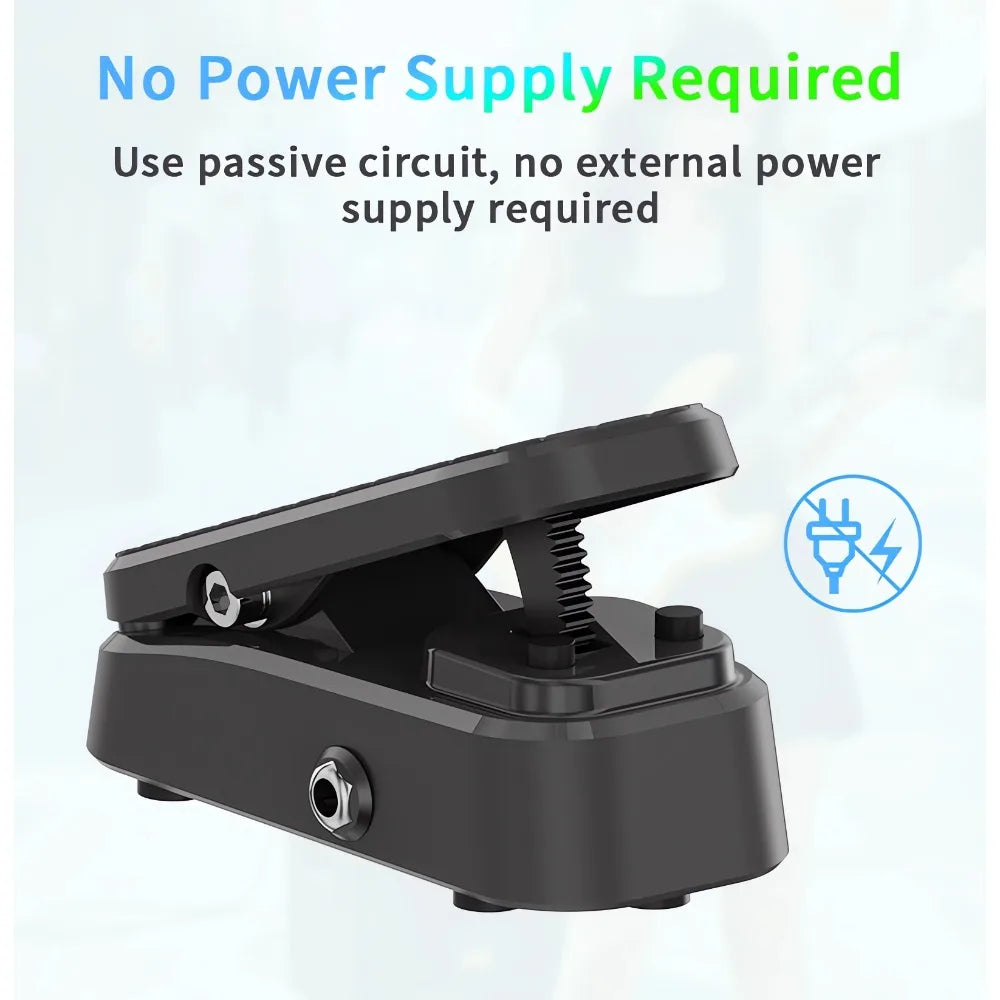 VP-1 Pedal Volume/Expression 2-in-1 Pedal No Power Supply Required Cushioned Feet No Noise Precise Direct Control of Rack