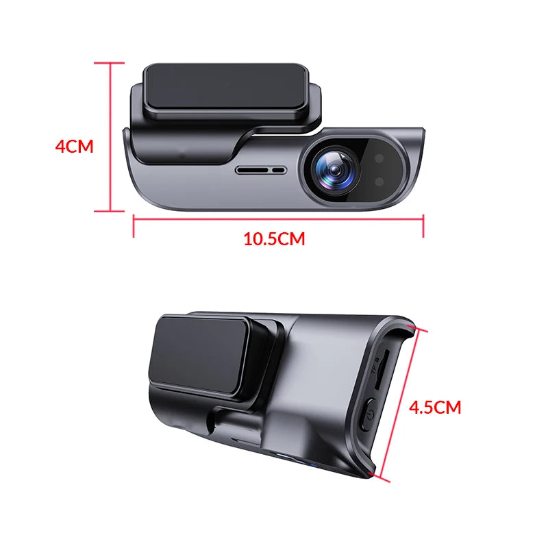 ACCEO Car Dashcam Auto 4K Front Car DVR Night Vision Support GPS and WiFi APP Loop Recording Video Car Recorder 24 Hour Parking
