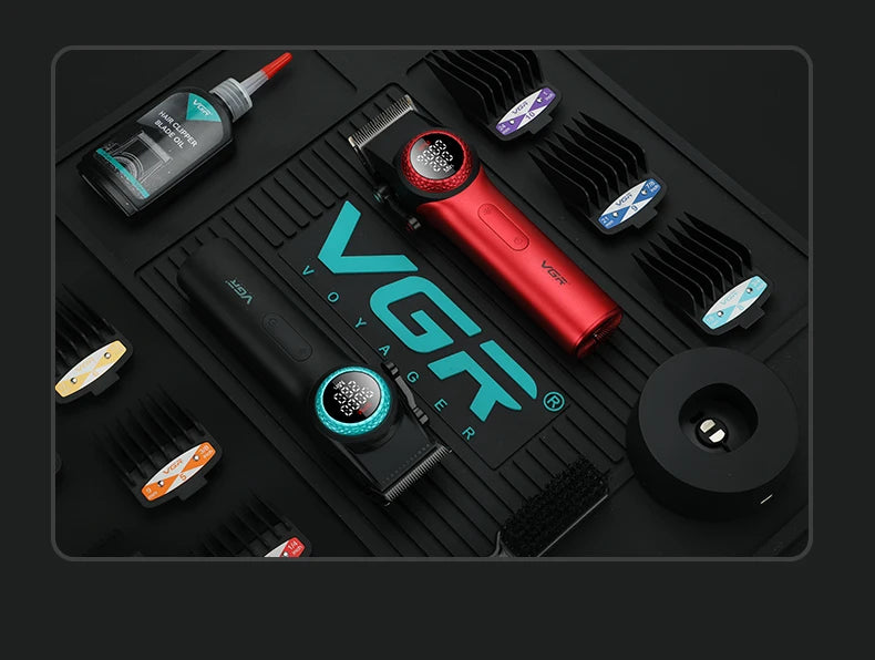 VGR 001 & 977 Professional DLC Blade Clipper Set
