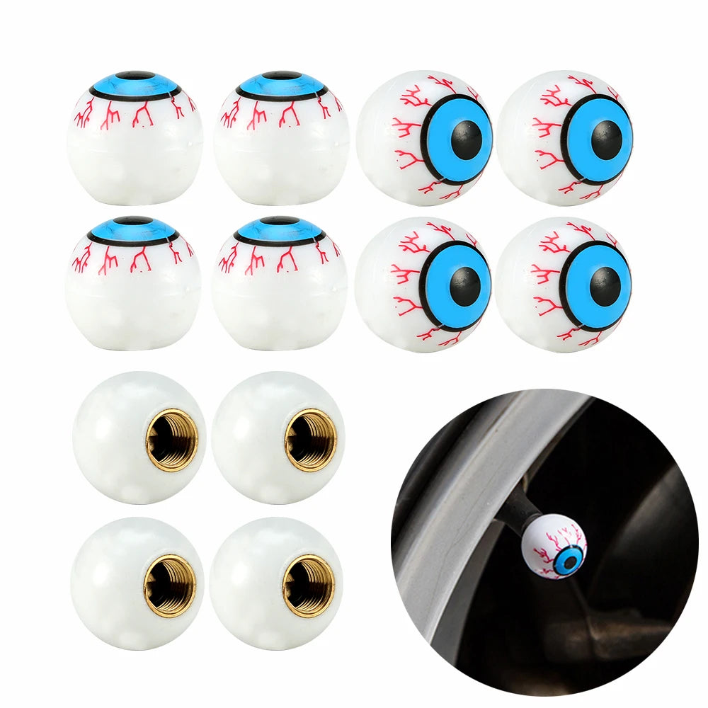 4Pcs New Universal Car Tire Valve Cap Wheel Dust Cover For Car Truck SUV Motorcycle Bike Car Styling Valve Stem Caps Accessories