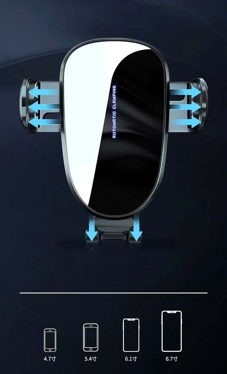 Car Phone Holder For MINI Cooper 2007-2011 2012 2013 R55 R56 R57 Screen Fixed Base Wireless Charging Stand Mobile Phone Mounts