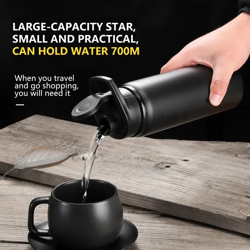 600ml Aluminium Leakproof Reusable Outdoor Sports Water Bottle