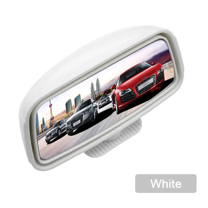SEAMETAL 360-Degree Rotation Safety Convex Mirror Wide Angle Self-Adhesive Car Blind Spot Mirror Auto Auxiliary Rear View Mirror