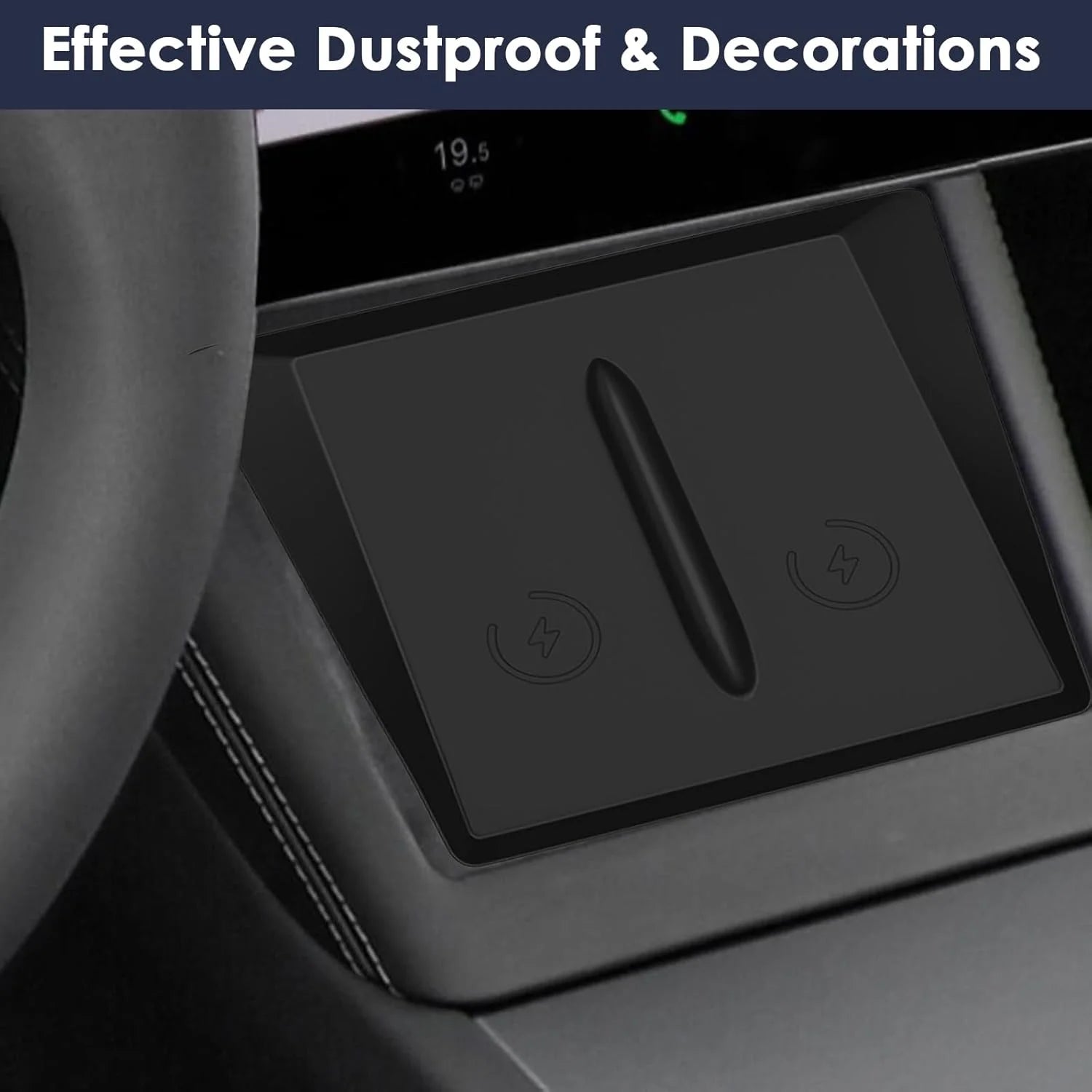 Tesla Model Y 2025-Present Juniper Wireless Charger Silicone Mat