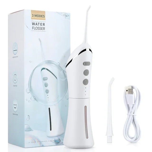 TINSOL Electric Tooth Flosser High Pressure Jet Flosser Electric Toothbrush Whitening USB Rechargeable Gum Care Jet Scaler