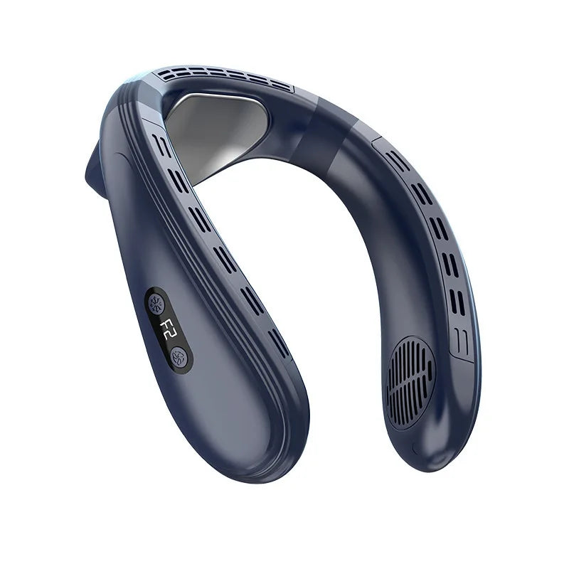 Portable Semiconductor Cooling Neck Fan with 5200mAh Battery