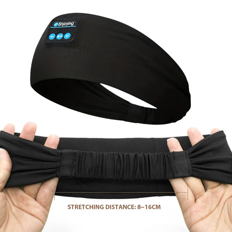 Fone Bluetooth Earphones Sports Sleeping Headband Elastic Wireless Headphones Music Eye Mask Wireless Bluetooth Headset Headband