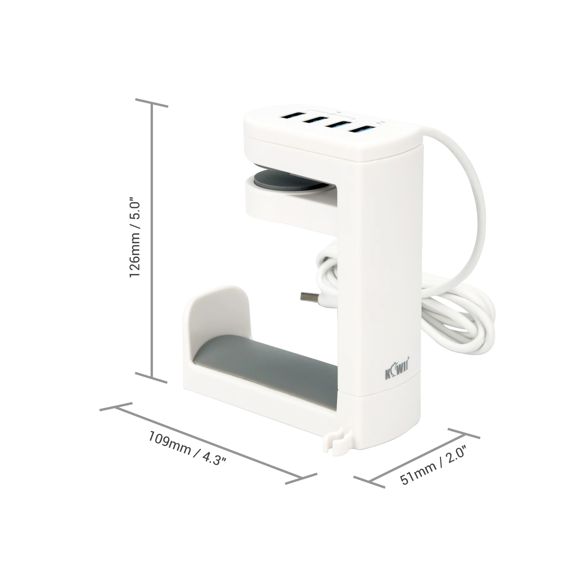 Headphone Bracket Swivel Mounted PC Gaming Headset Stand Holder Under Desk Hanger Hook Earphones Display Stand With USB Ports