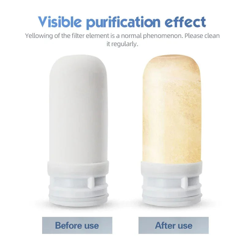 5-Layer Ceramic Faucet Water Purifier with Cleanable Filter