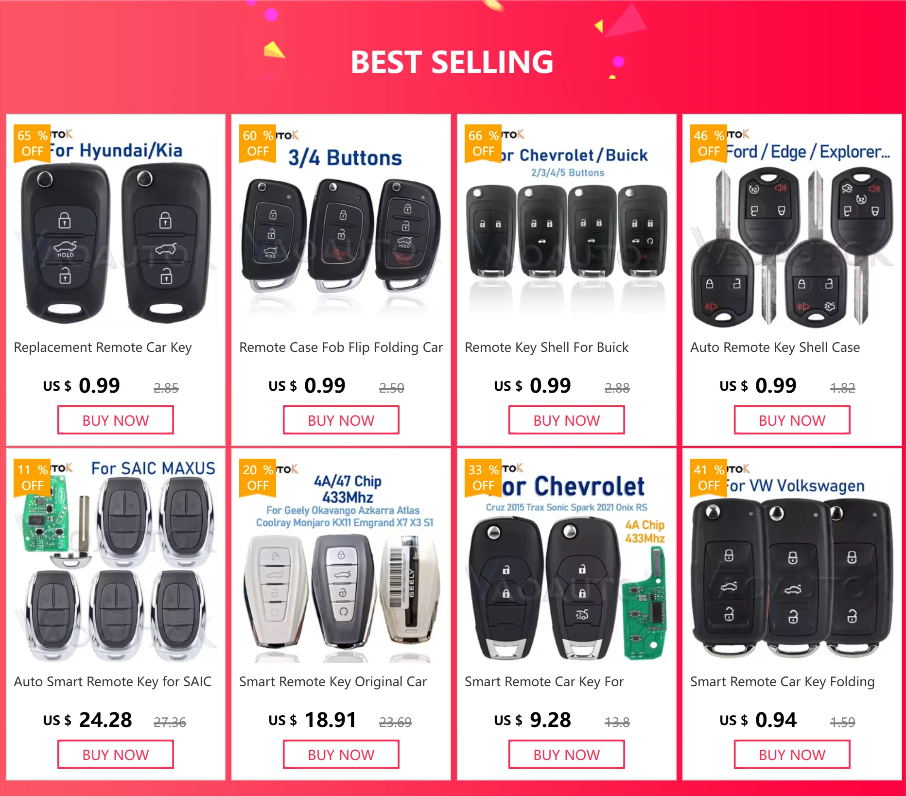 Replacement Smart Remote Key Shell Fob Suitable For Ford Focus Fiesta C-Max K-Uncut 3 Buttons Flip Folding Car Blank Key Shell