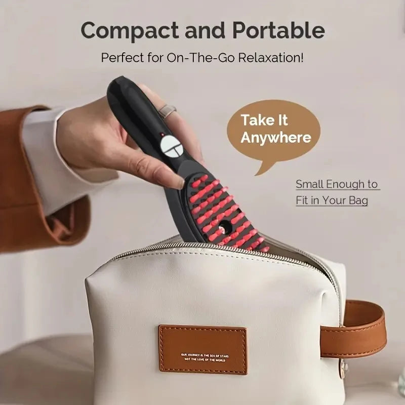 Spray humidification electric massage comb, suitable for female scalp massage and hair style color comb and massage