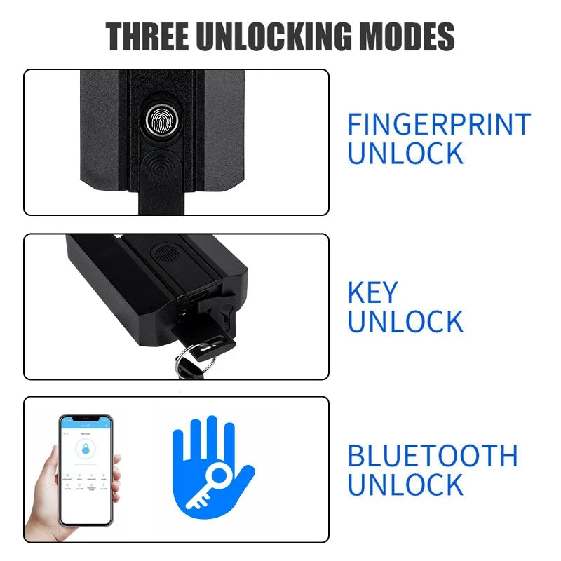 BBDHOME Smart Padlock TTlock App Control Fingerprint Keyless Waterproof IP67 Outdoor Biometric Tough Suitable Gym High Quality