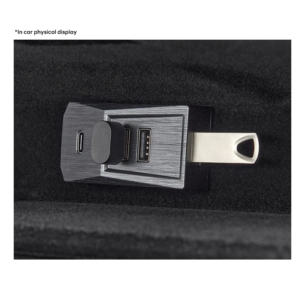 Tesla Model Y Juniper & Model 3 Highland Glovebox USB Hub
