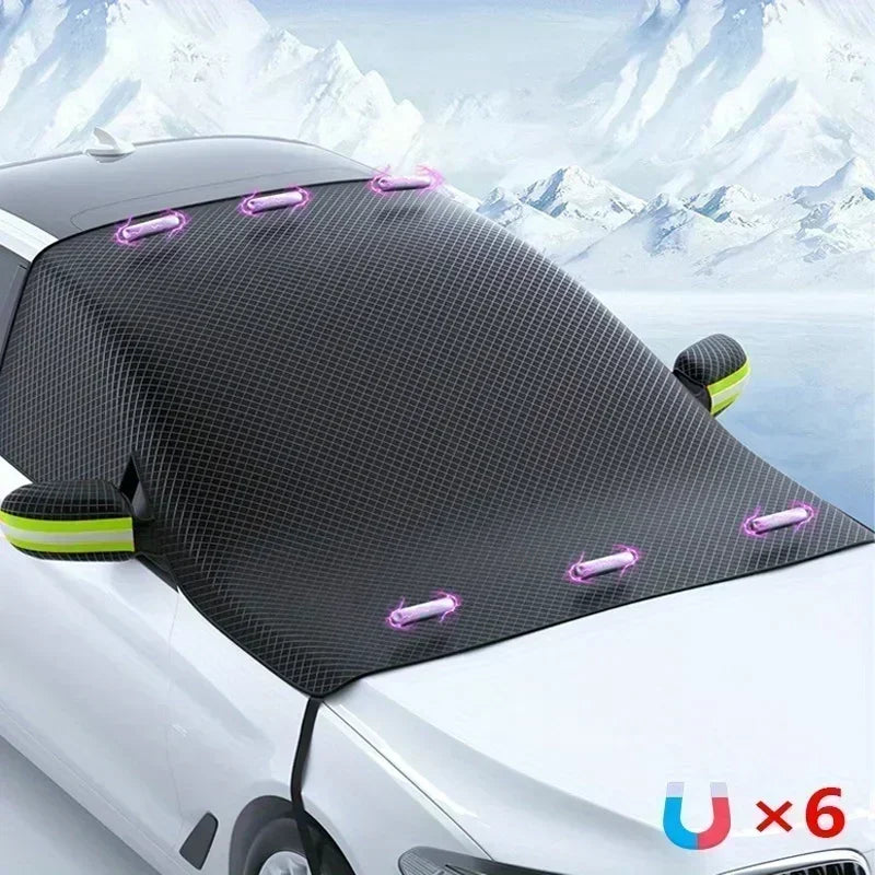 Windshield Cover Car Snow Cover Car Windshield Cover Snow Protector Ice Blocked Front Window Protector Exterior Auto Accessories