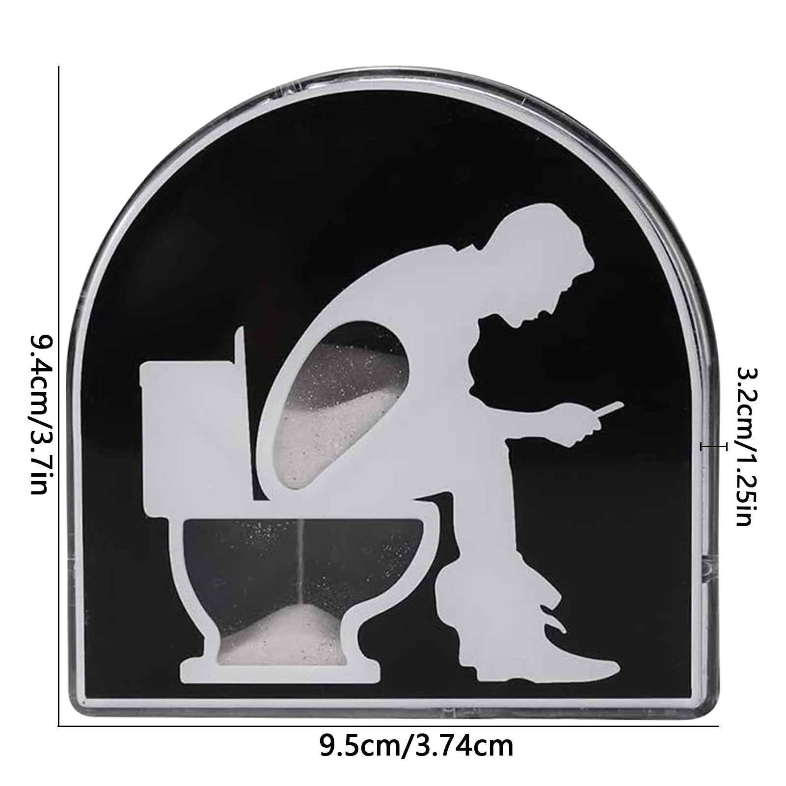2025 new 5-minute hourglass toilet hourglass timer creative toilet hourglass, childrens brush timing tool, home garden home