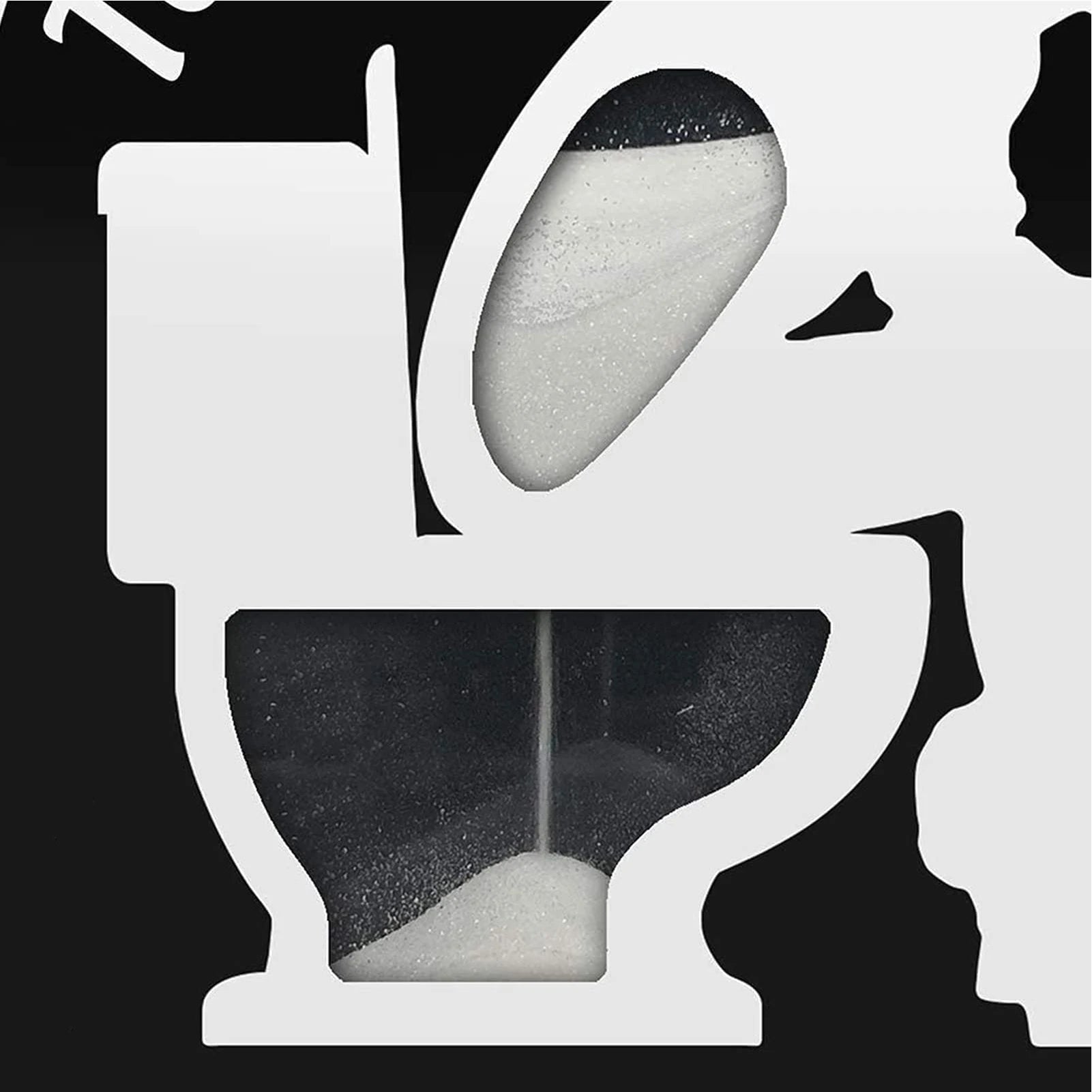 2025 new 5-minute hourglass toilet hourglass timer creative toilet hourglass, childrens brush timing tool, home garden home