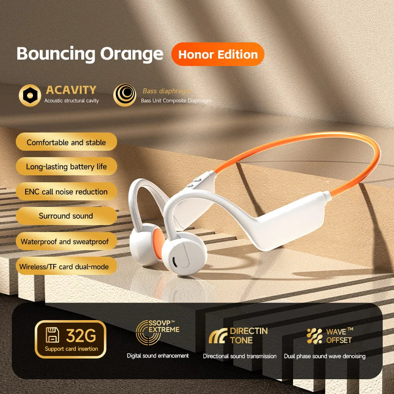 Acavity Pro IPX8 – Waterproof Swimming & Sports Bone Conduction Headphones