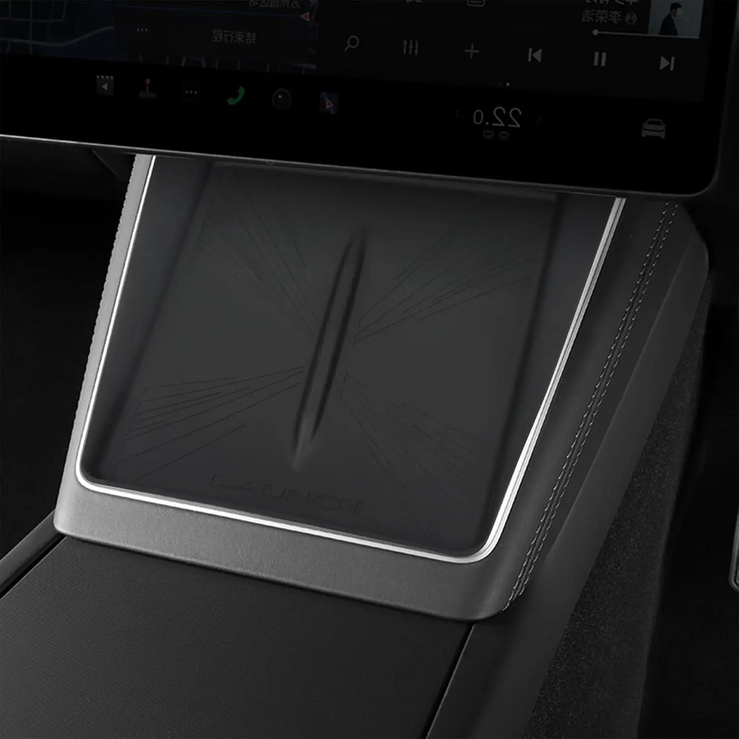 Tesla Model Y 2025-Present Juniper Wireless Charger Silicone Mat