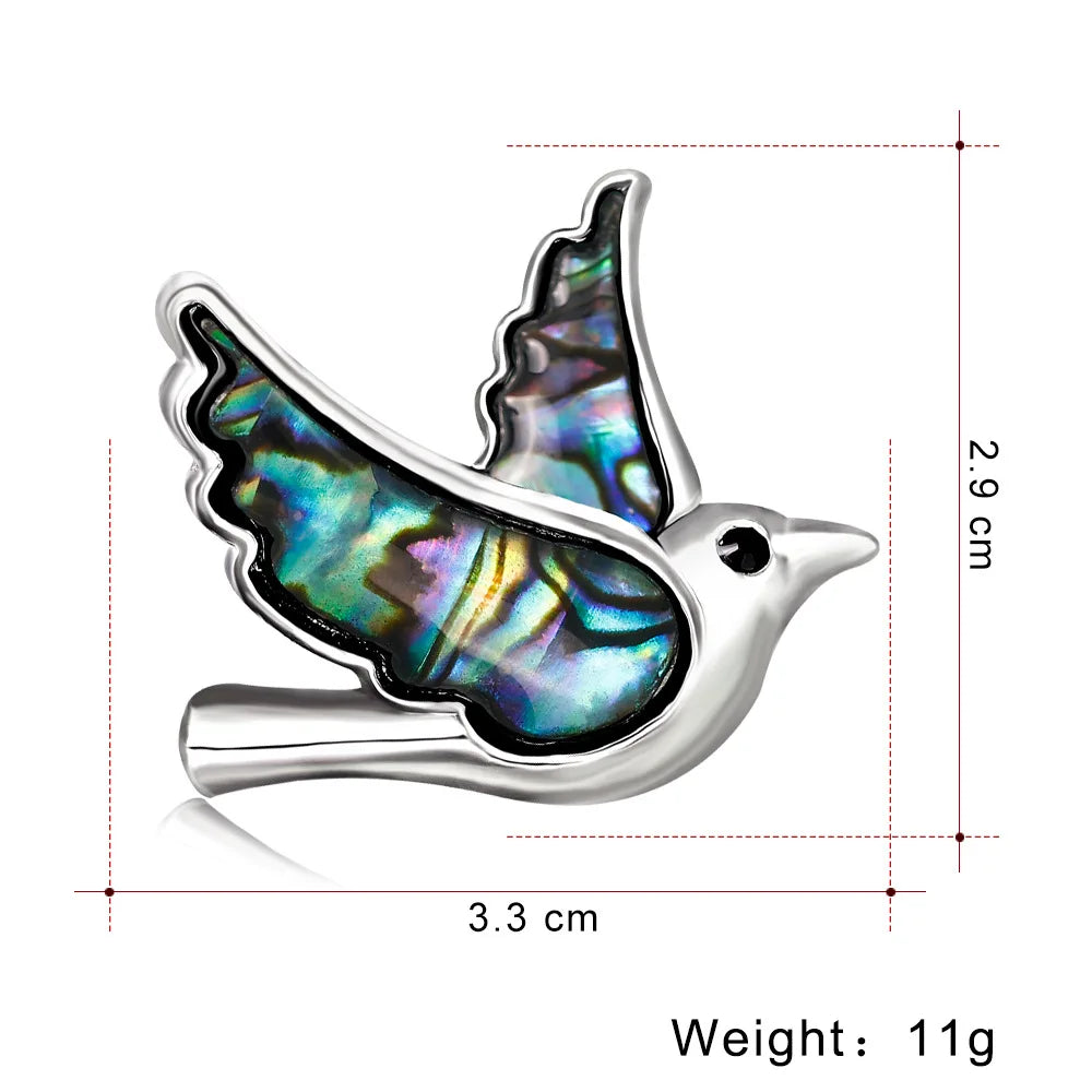 Crystal Bird Animal Brooch Rhinestone Fashion Pin